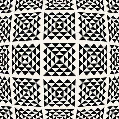 soyut dikişsiz geometrik üçgen vektör deseni, modern arka plan tek renkli doku, basit moda yastık tasarımı