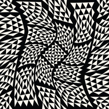 soyut dikişsiz geometrik üçgen vektör deseni, modern arka plan tek renkli doku, basit moda yastık tasarımı