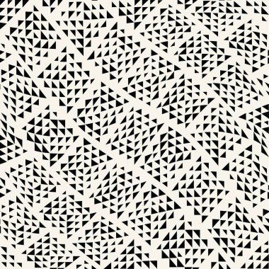soyut dikişsiz geometrik üçgen vektör deseni, modern arka plan tek renkli doku, basit moda yastık tasarımı