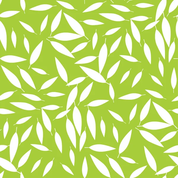 Patrón de hojas geométricas abstractas para fondo natural, gráfico minimalista simple, decoración retro, moda de verano — Archivo Imágenes Vectoriales