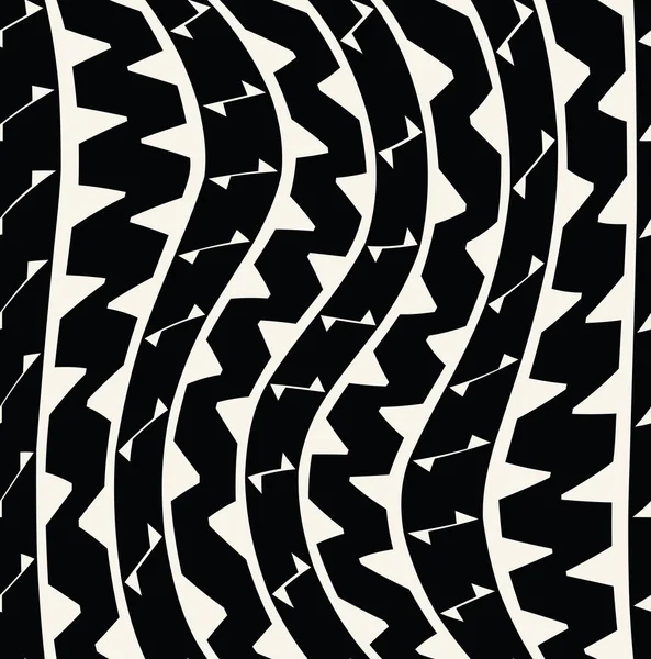 Moderne geometrische strepen patroon print ontwerp. — Stockvector