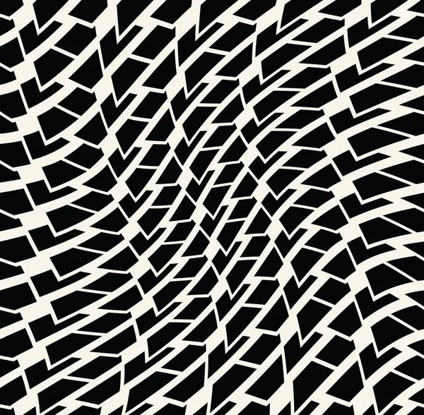 Abstrakte geometrische Streifen Muster Print Design. — Stockvektor