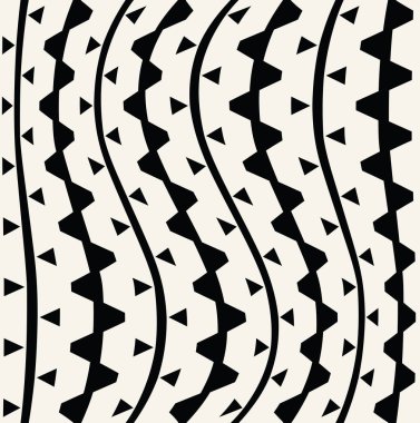 Soyut geometrik çizgiler desen baskı tasarımı.