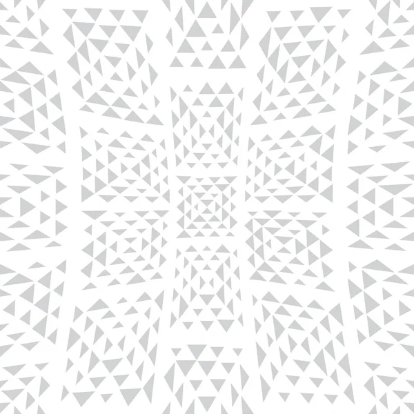 Abstraktní bezespárové vektorové trojúhelníkové vzory, moderní Monochromatická textura, jednoduchá módní design — Stockový vektor
