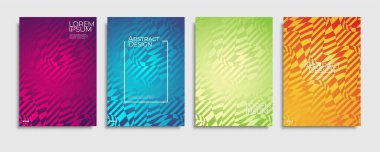 modern renkli broşürler tasarım setini kapsar