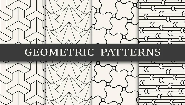 Diseño Geométrico Fondo Sin Costura Estampado — Archivo Imágenes Vectoriales