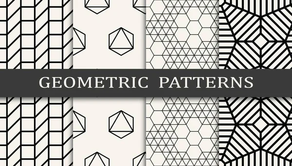 幾何学的シームレスな背景パターンデザイン Print — ストックベクタ
