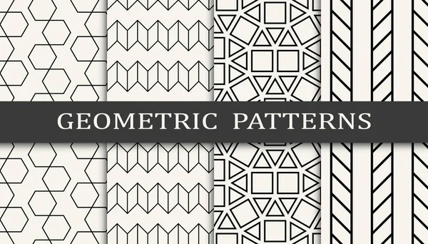 幾何学的シームレスな背景パターンデザイン Print — ストックベクタ