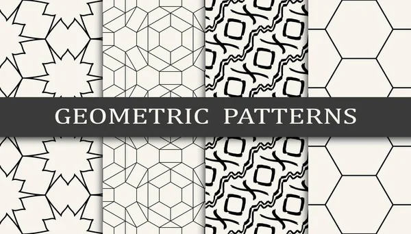 Geometrischer Nahtloser Druck Des Hintergrundmusters — Stockvektor