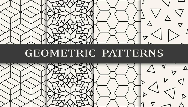 幾何学的シームレスな背景パターンデザイン Print — ストックベクタ