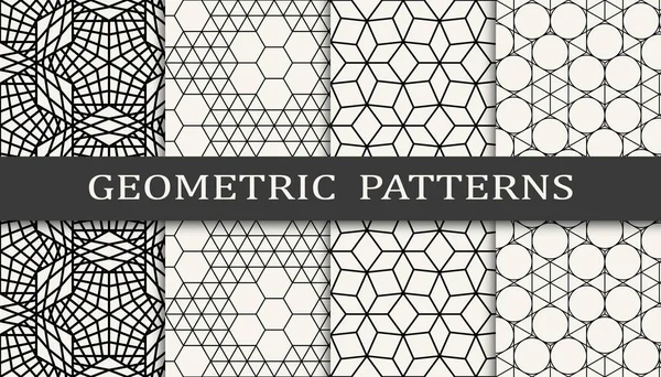 Geometric Seamless Background Pattern Design Print — Stock Vector