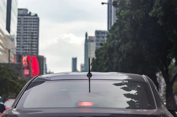 Antenna Cars City — Stock Photo, Image