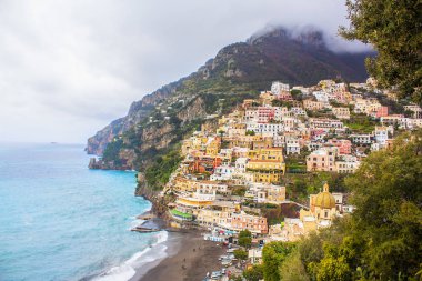 Güzel kenti Positano Amalfi Coast, İtalya