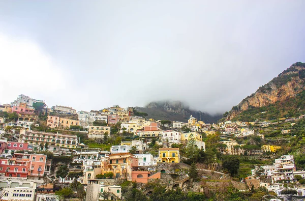 Krásný Pohled Positano Město Regionu Amalfské Pobřeží Itálie — Stock fotografie