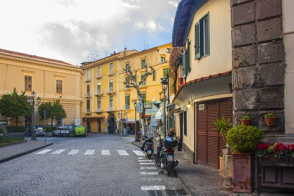Sorrento Itálie Března 2018 Street Historické Části Města Sorrento — Stock fotografie