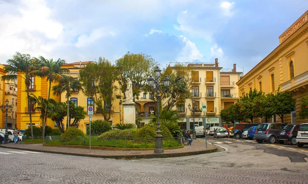 Sorrento Italien Mars 2018 Piazza Sant Antonino Sorrento — Stockfoto