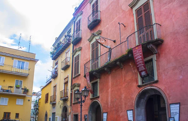 Sorrento Itália Março 2018 Rua Parte Histórica Sorrento — Fotografia de Stock