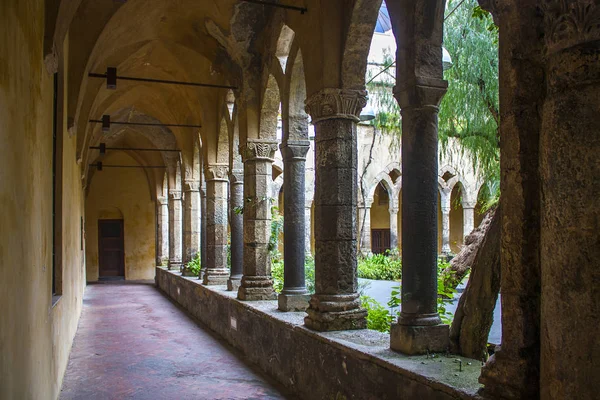 Sorrento Italy March 2018 Patio Church Francis Sorrento — Stock Photo, Image