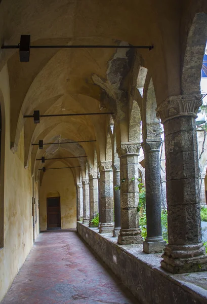 Sorrento Itália Março 2018 Pátio Igreja São Francisco Sorrento — Fotografia de Stock