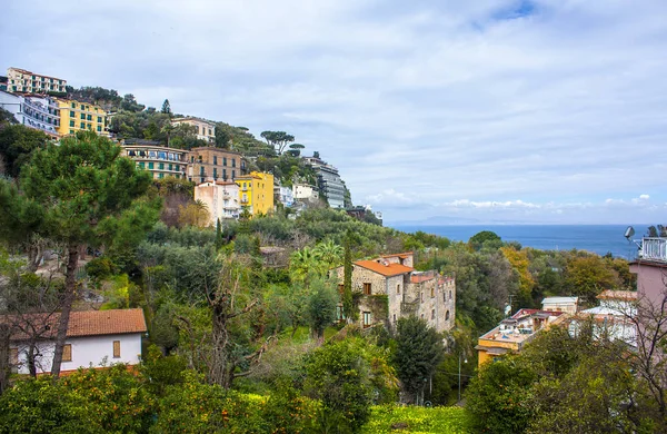 Panorama Miasta Sorrento Włochy — Zdjęcie stockowe