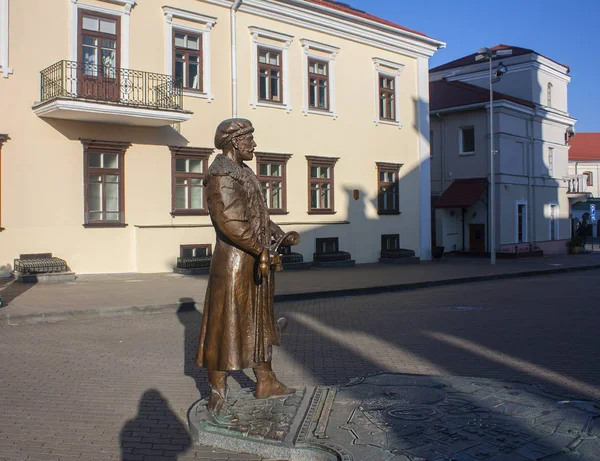 Minsk November 2017 Sculptuur Van Gemeente Hoofd Magistraat Van Minsk — Stockfoto