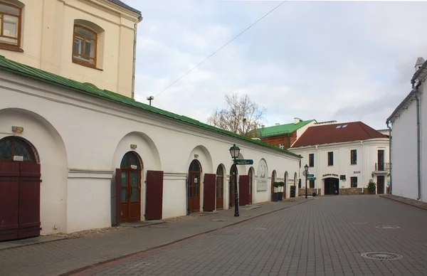 Minsk November 2017 Die Malerische Straße Der Altstadt Oberstadt Minsk — Stockfoto