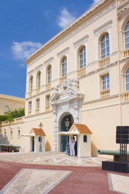 Monaco - 22 Haziran 2018: Monaco prensin sarayda