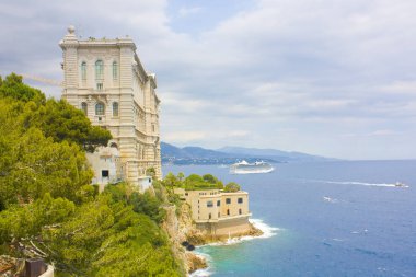 Monaco, Monaco-Ville - 22 Haziran 2018: Monaco Oceanographic müzesinde