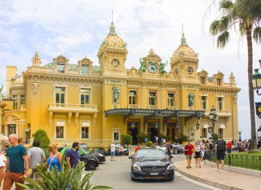 Monaco, Monte-Carlo - 22 Haziran 2018: Casino Monte-Carlo, Monaco