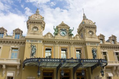 Monaco, Monte-Carlo - 22 Haziran 2018: Casino Monte-Carlo, Monaco, parça