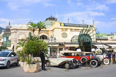 Monaco, Monte-Carlo - 22 Haziran 2018: Casino Cafe de Paris