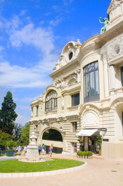 Monaco, Monte-Carlo - 22 Haziran 2018: Casino Monte-Carlo, Monaco, parça
