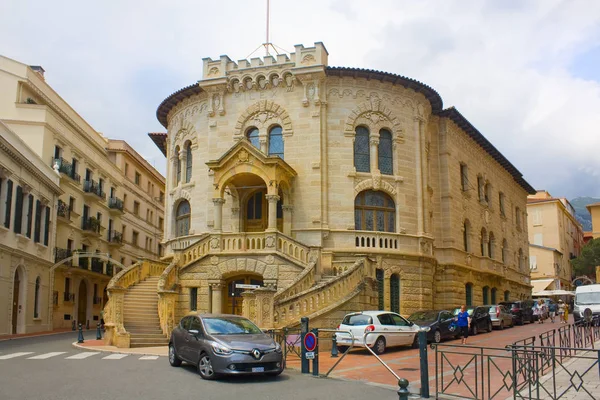 Monako Monaco Ville Czerwca 2018 Pałac Sprawiedliwości Starym Mieście Monako — Zdjęcie stockowe