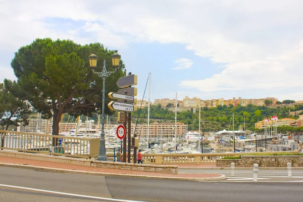 Monaco Monte Carlo Juni 2018 Cityscape Van Monaco — Stockfoto