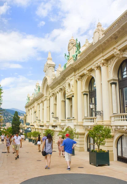 Monaco, Monte-Carlo - 22 Haziran 2018: Casino Monte-Carlo, Monaco, parça