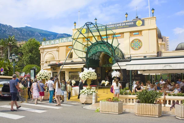 Monaco Monte Carlo Juin 2018 Casino Cafe Paris — Photo