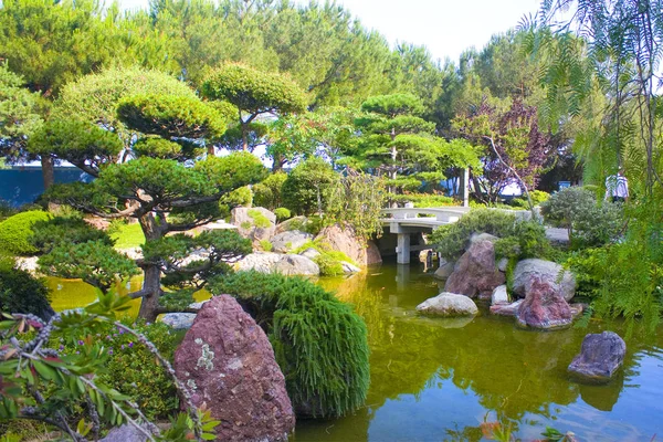 Mónaco Monte Carlo Junio 2018 Jardín Japonés Monte Carlo — Foto de Stock