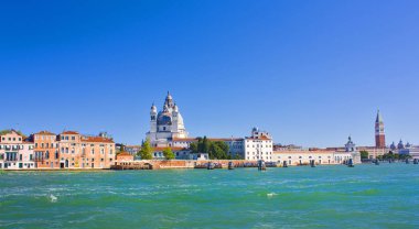 Venice, İtalya - 13 Ekim 2017: Santa Maria Della Salute Venedik, Cathedral