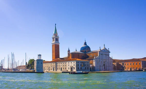 Venecia Italia Octubre 2017 Vista Panorámica Venecia Con Iglesia San — Foto de Stock