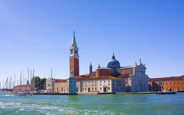 Venecia Italia Octubre 2017 Vista Panorámica Venecia Con Iglesia San — Foto de Stock