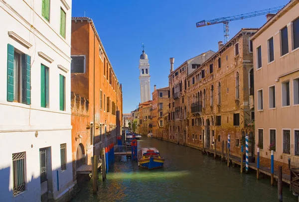 Venice Italy October 2017 Beautiful Romantic Venetian Cityscape Canal — Stock Photo, Image
