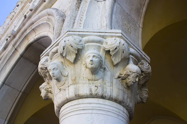 Venecia Italia Octubre 2017 Fragmento Del Palacio Ducal Venecia Italia — Foto de Stock