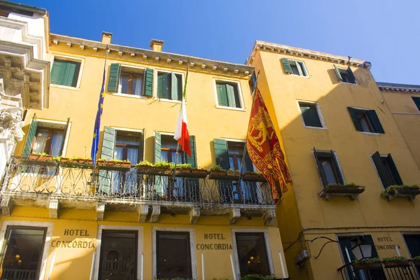 Venecia Italia Octubre 2017 Hermosos Edificios Románticos Venecianos — Foto de Stock