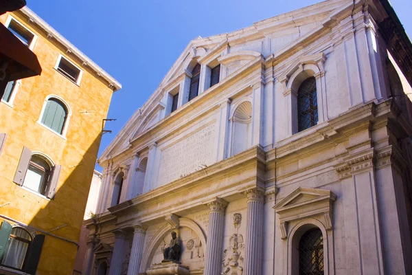Venecia Italia Junio 2016 Iglesia Típica Venecia —  Fotos de Stock