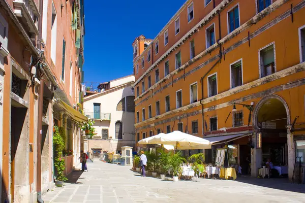 Venecia Italia Octubre 2017 Hermoso Paisaje Urbano Romántico Veneciano — Foto de Stock