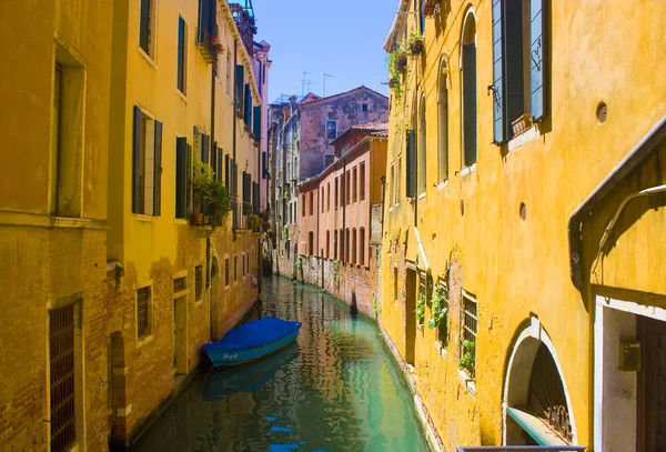 Veneza Itália Outubro 2017 Bela Paisagem Romântica Veneziana Com Canal — Fotografia de Stock