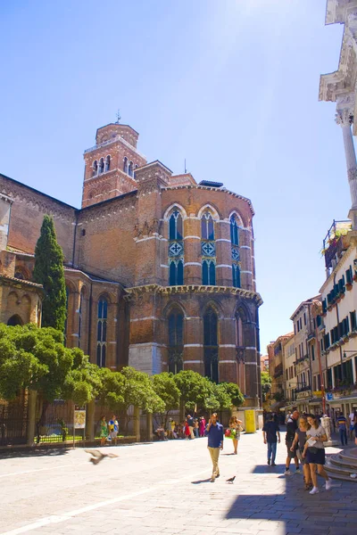 Venedig Italien Oktober 2017 Kathedrale Von Santa Maria Gloriosa Dei — Stockfoto