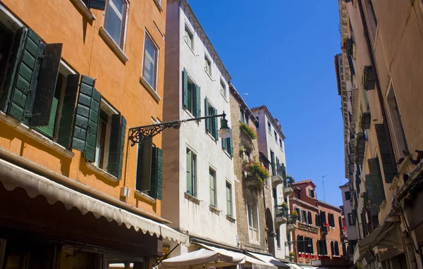 Venecia Italia Octubre 2017 Arquitectura Calle Estrecha Venecia — Foto de Stock