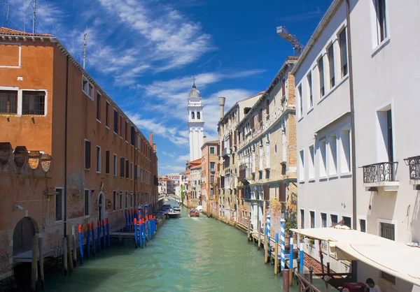 Venice Italy October 2017 Romantic Canal Venice Italy — Stock Photo, Image