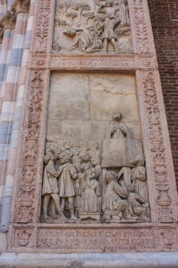 Parça, kilise, Santa Anastasia (1290-1471) Verona (Unesco Dünya Mirası), Veneto, İtalya 